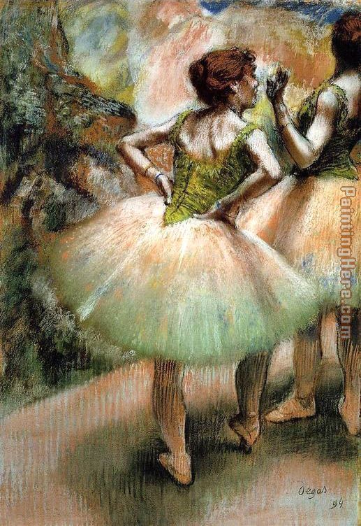 Edgar Degas Dancers, Pink and Green I